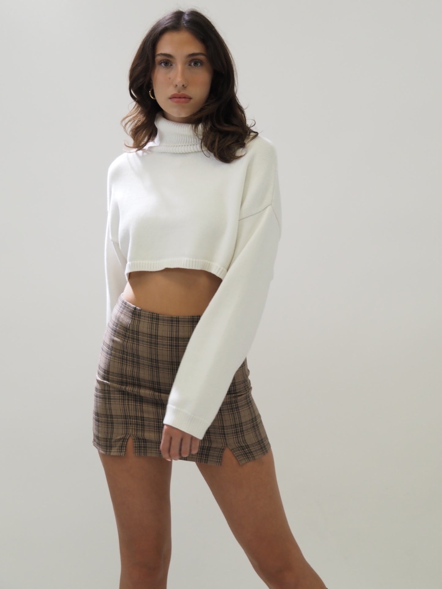 Plaid Mini Skirt