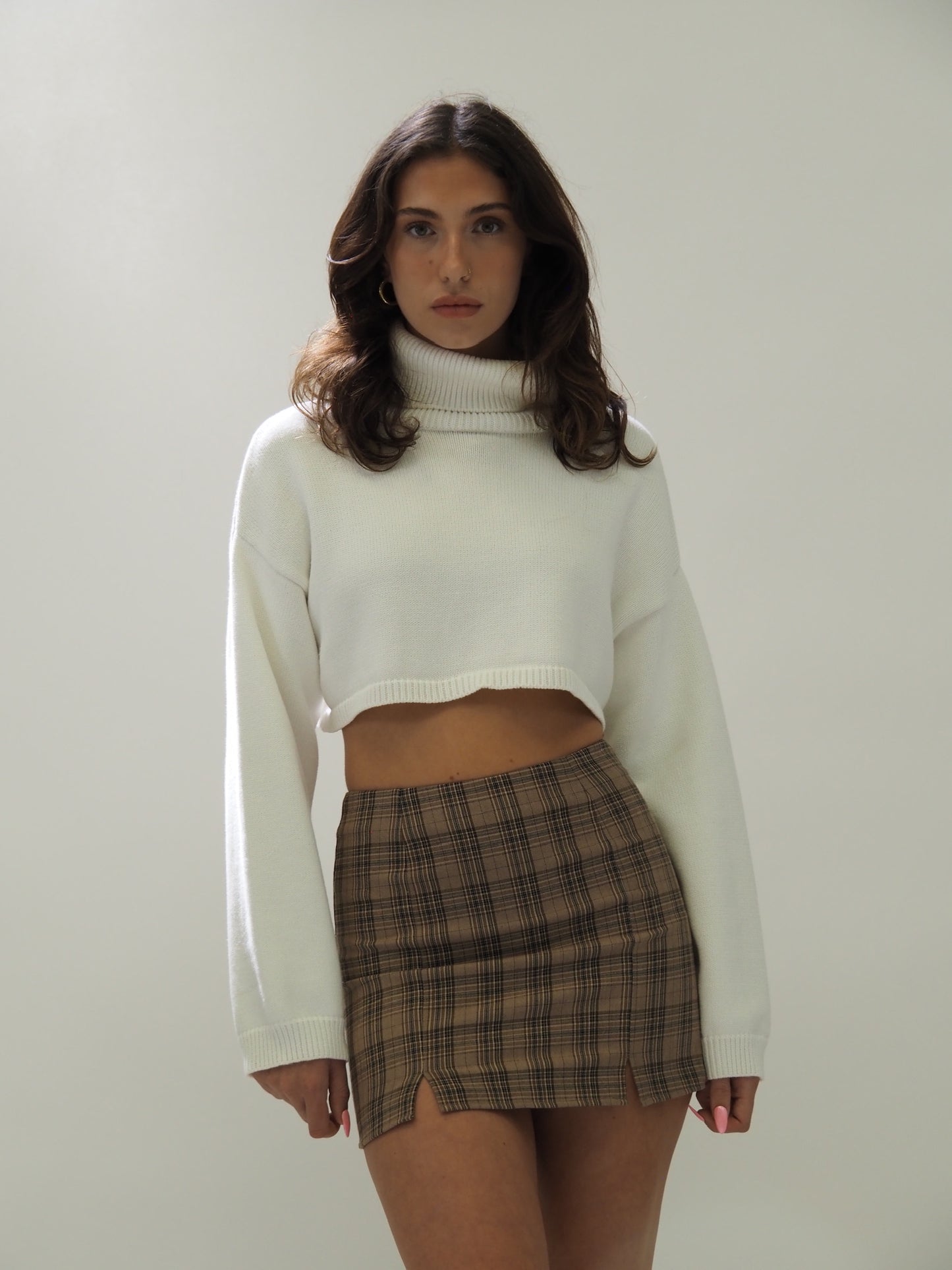 Plaid Mini Skirt